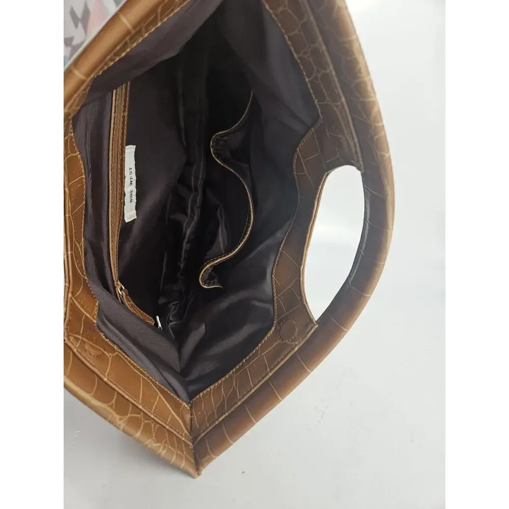Vintage Maximalist Nine West PU Leather Patchwork Bag - Picture 6 of 10